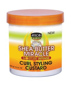 SHEA BUTTER MOISTURE INTENSE CURL STYLING CUSTARD